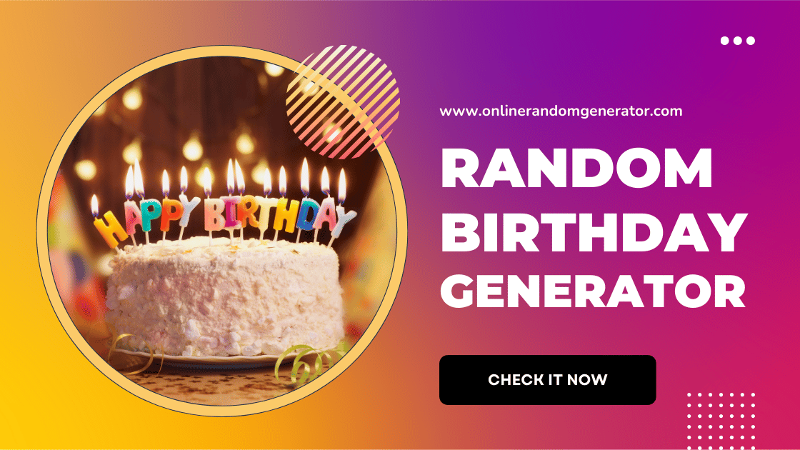 Random Birthday Generator