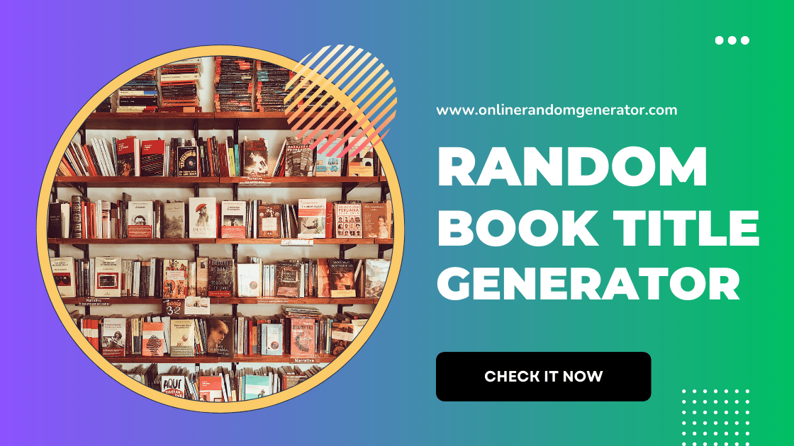 Random Book Title Generator