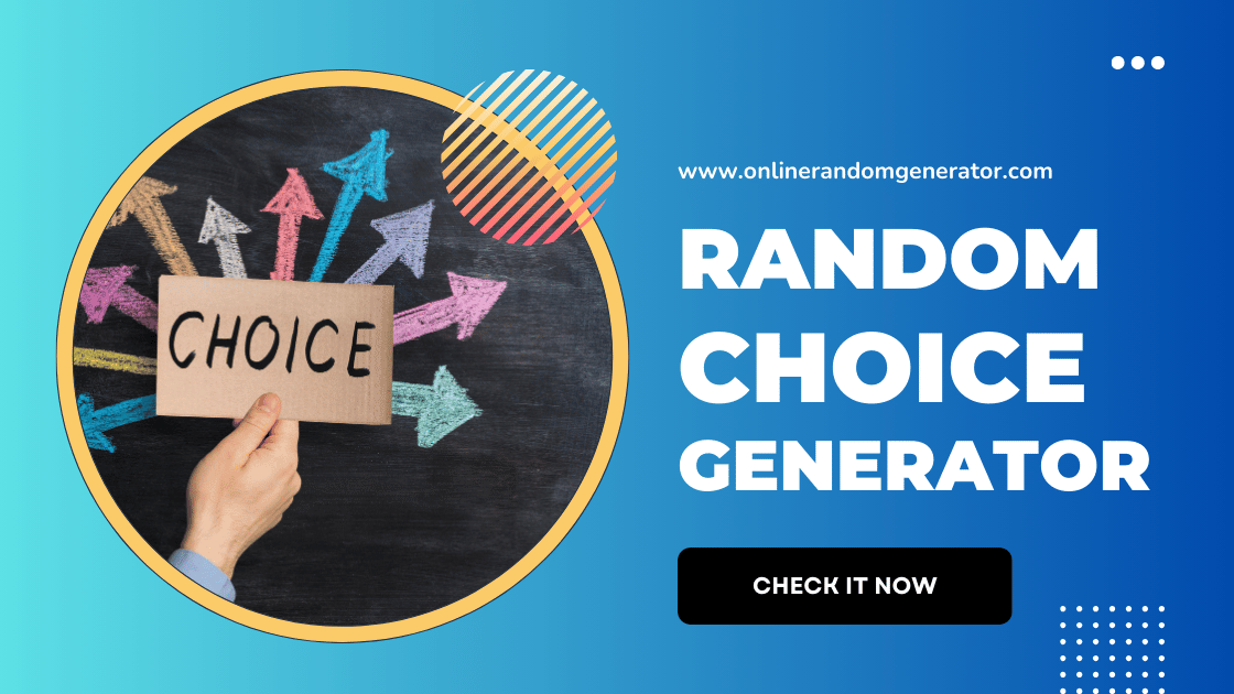 Random Choice Generator: Make Decisions Easily with This Fun Tool 🎲