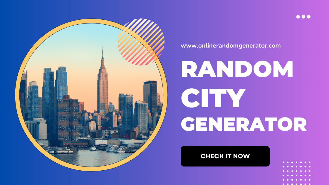 Random City Generator: Create Unique Urban Landscapes Instantly! 🏙️