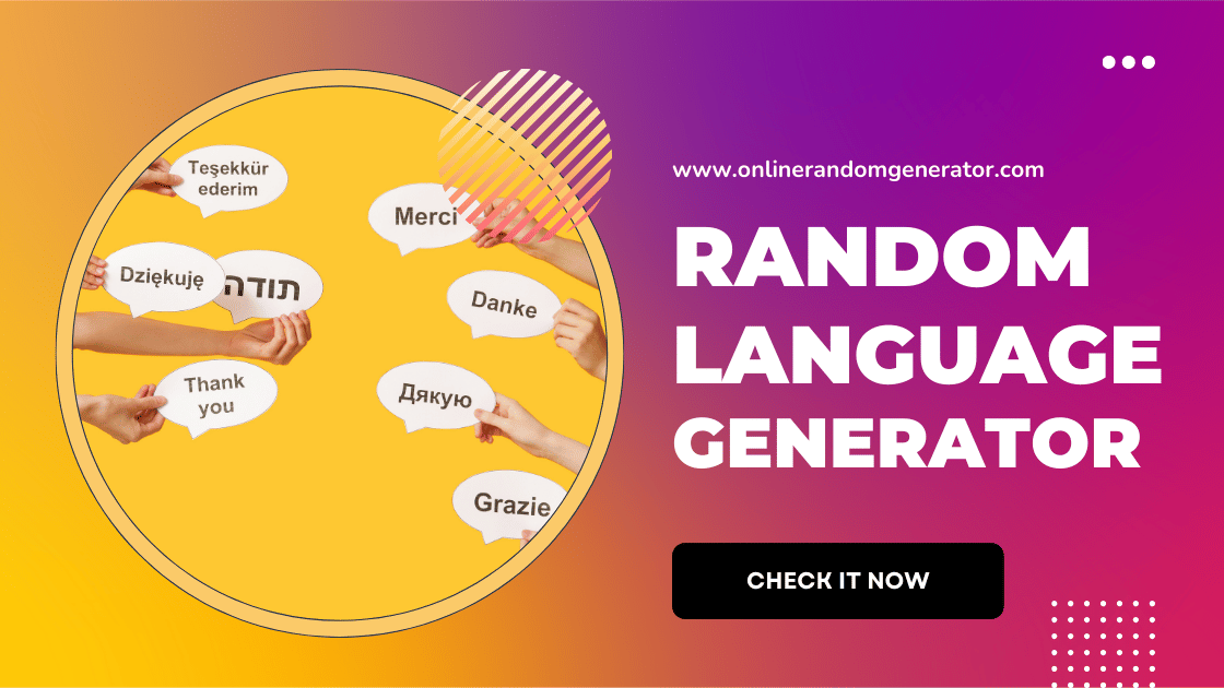 Random Language Generator