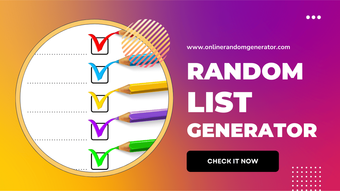 Random List Generator: Create Unique Lists Effortlessly! 🎲