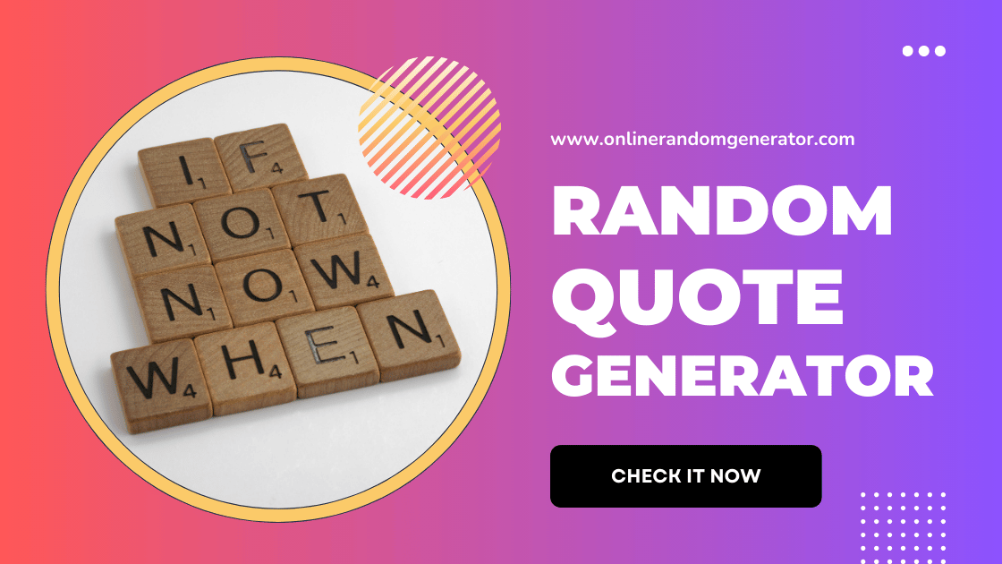 Random Quote Generator