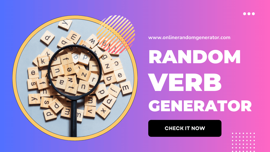 Random Verb Generator